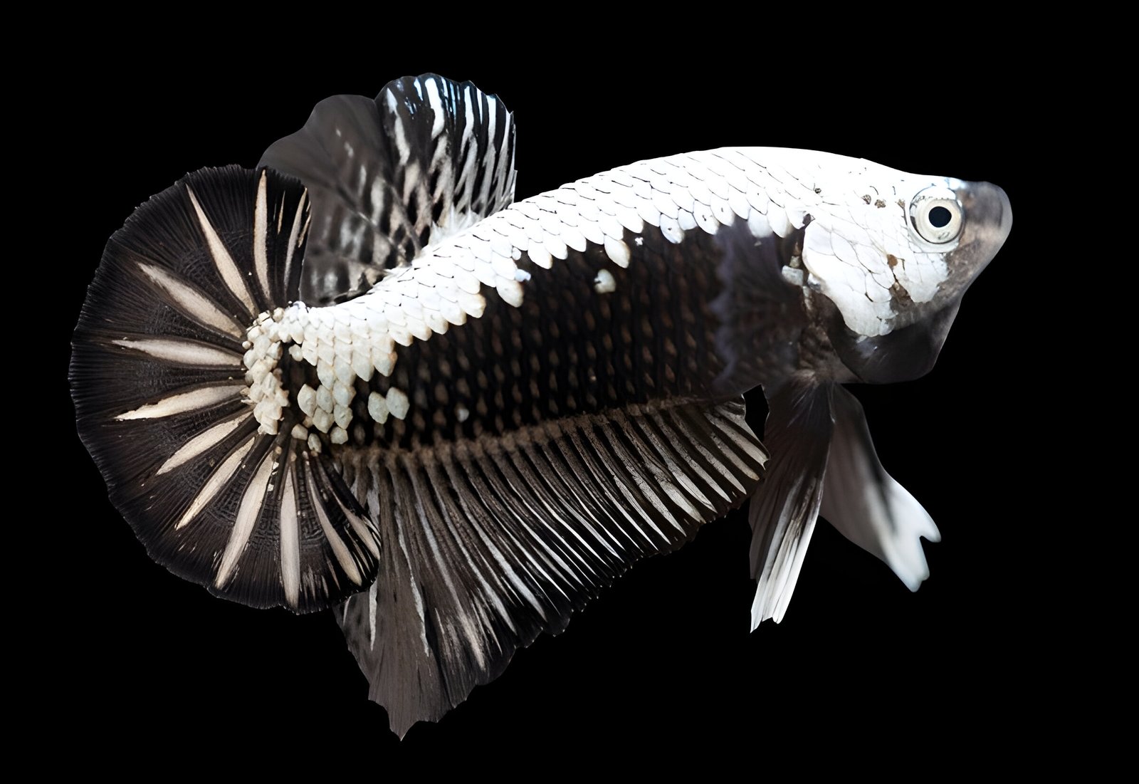 Black Samurai Betta Fish (Male)- AquaHut - Image 2